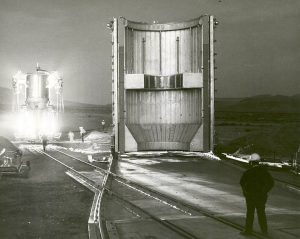 Nuclear_Rocket_Engine_Being_Transported_to_Test_Stand_-_GPN-2002-000143