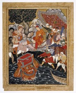 Brooklyn_Museum_-_Arghan_Div_Brings_the_Chest_of_Armor_to_Hamza Djinn