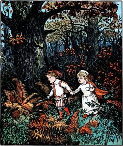 in_the_Wood_-_7_-_illustrated_by_Randolph_Caldecott_-_Project_Gutenberg_eText_19361 Enigmatic people