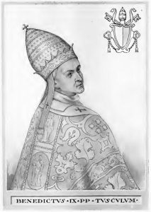 Pope_Benedict_IX_Illustration Evil Popes