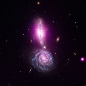 UGC_9618,_Chandra_+_Hubble Celestial Bodies