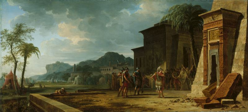 Military strategists valenciennes_pierre-henri_de_-_alexander_at_the_tomb_of_cyrus_the_great_-_1796