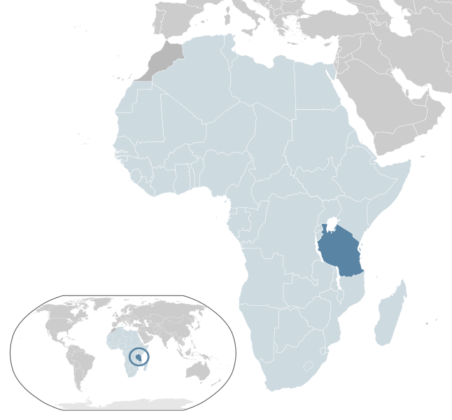 African tribes -location_tanzania_au_africa-svg