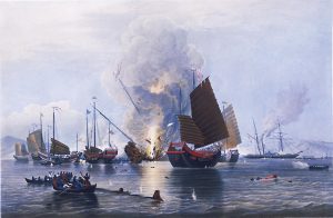 Chinese dynasties Destroying_Chinese_war_junks,_by_E._Duncan_(1843)