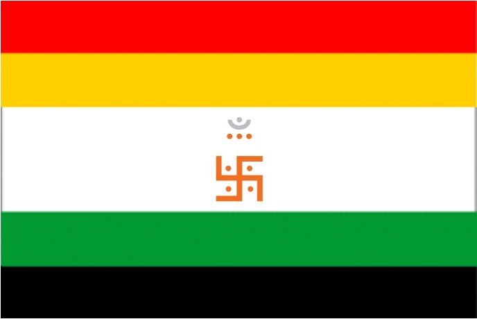 Jain_flag most popular religions 