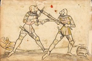 medieval weapons Augsburg_Cod.I.6.4º.2_(Codex_Wallerstein)_107v