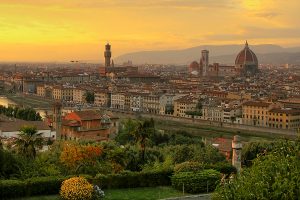 golden ages Sunset_over_florence_1