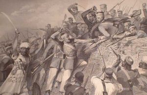 victorian age-Attack_of_the_Mutineers_on_the_Redan_Battery_at_Lucknow,_July_30th,_1857,