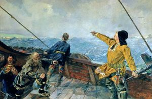 Viking Voyages Christian-krohg-leiv-eriksson
