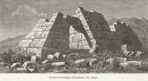Pyramidenförmiges_Monument_bei_Argos_-_Schweiger_Lerchenfeld_Amand_(freiherr_Von)_-_1887