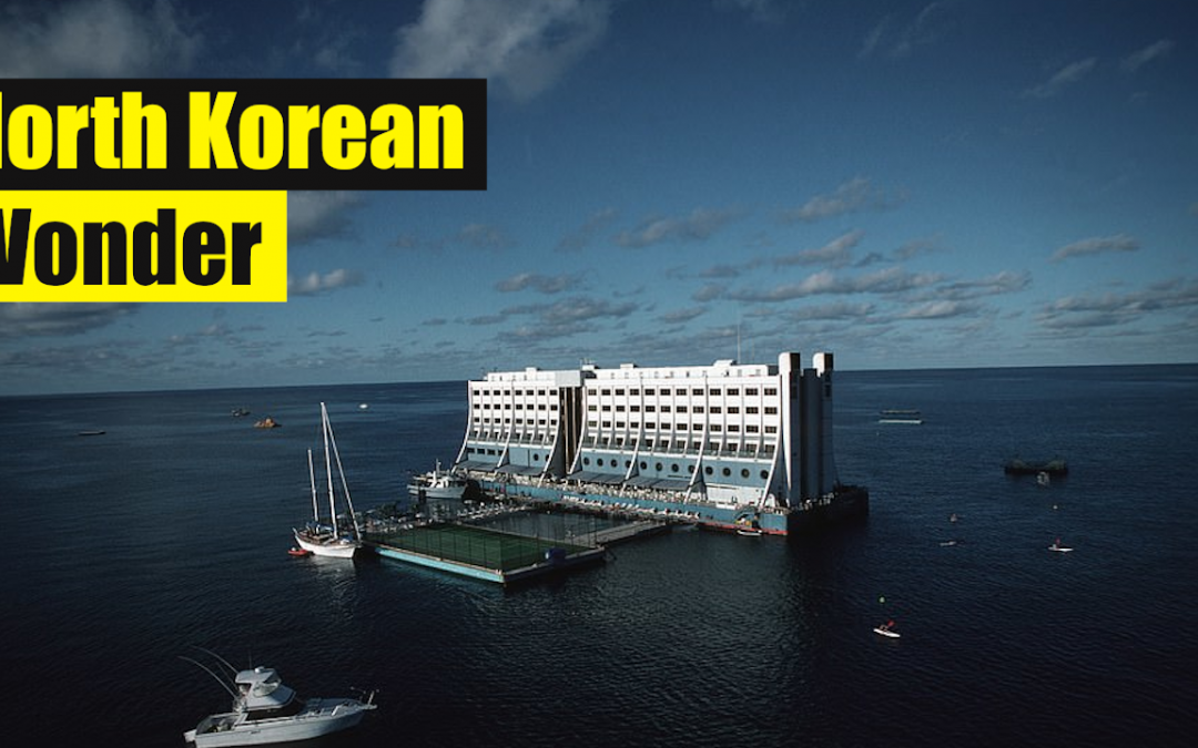 the floating hotel in North Korean waters